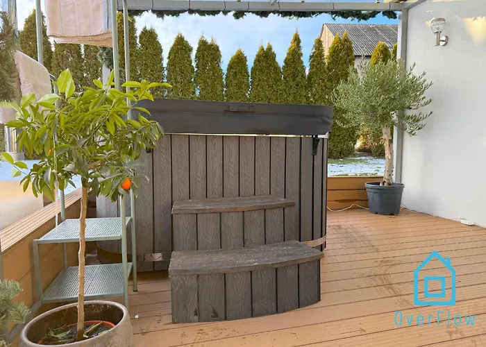 公寓 Break- Spacious With Jacuzzi- Tranquil Escape 15 Minutes To The Sea And Center